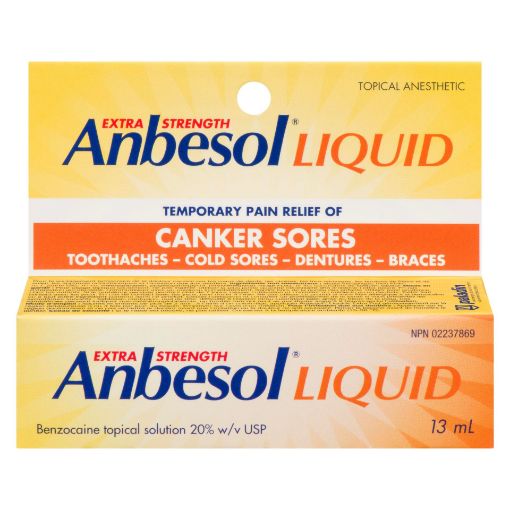 Picture of ANBESOL EXTRA STRENGTH 20% LIQUIDE  13ML                                   