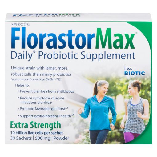 Picture of FLORASTOR MAX DIGESTIVE PROBIOTIC 500MG CAPSULES 30S                       