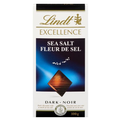 Picture of LINDT EXCELLENCE SEA SALT BAR - DARK 100GR