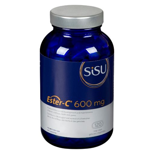 Picture of SISU ESTER-C 600MG VEGETABLE CAPSULES 120S                               