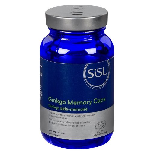 Picture of SISU GINGKO MEMORY CAPS -VEGETABLE CAPSULES 120S       