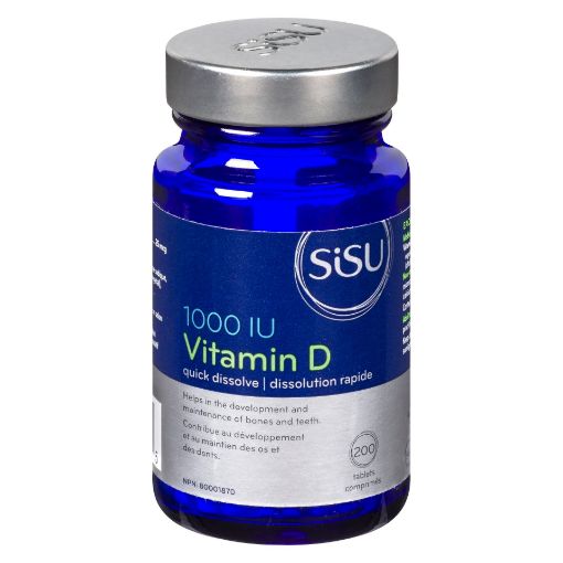 Picture of SISU VITAMIN D 1000IU - QUICK DISSOLVE TABLETS 200S