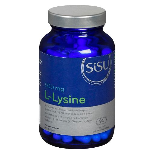 Picture of SISU L-LYSINE - VEGETABLE CAPSULES 500MG 90S