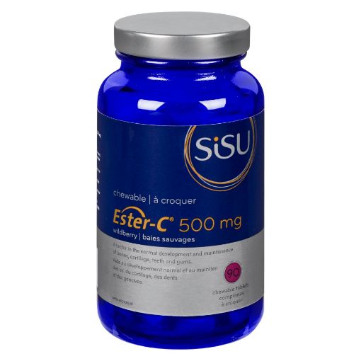 Picture of SISU ESTER- C 500MG - WILD BERRY - CHEWABLE TABLETS 90S