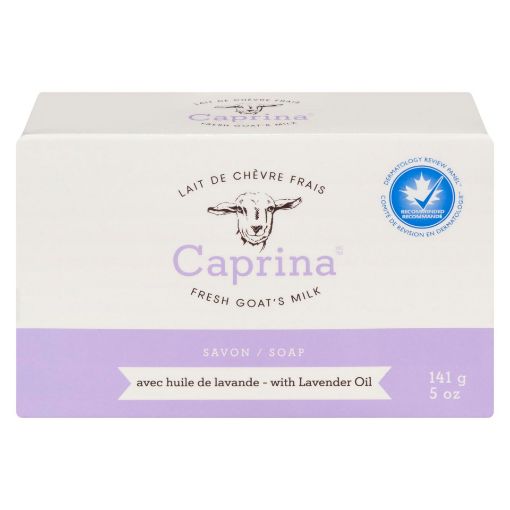 Picture of CAPRINA GOATS MILK BAR SOAP - LAVENDER 141GR                               