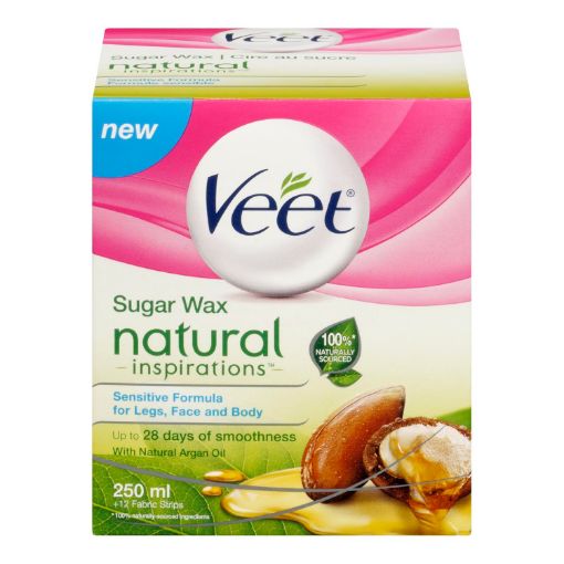 Picture of VEET PURE SUGAR WAX KIT – ARGAN OIL 250ML