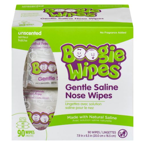 Picture of BOOGIE NOSE WIPES - UNSCENTED 90S