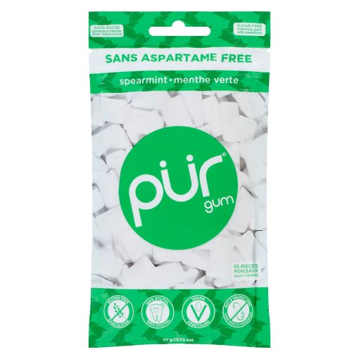 Picture of PUR GUM BAGS - SPEARMINT 55S 80GR