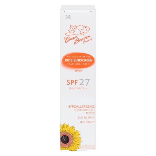 Picture of GREEN BEAVER SUNSCREEN SPRAY - SPF27 KIDS 90ML                             