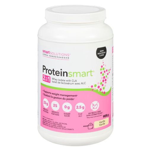 Picture of LORNA VANDERHAEGHE PROTEINSMART W/CLA VANILLA 908GR                        