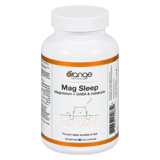 Picture of ORANGE NATURALS SLEEP - MAGNESIUM+GABA+MELATONIN 90S                       