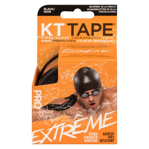 Picture of KT TAPE PRO EXTREME - JET BLACK - STRIPS 20S