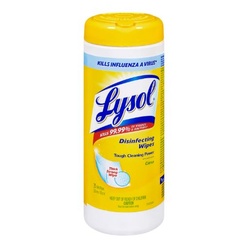 Picture of LYSOL DISINFECTING WIPES - CITRUS SCENT 35S                                