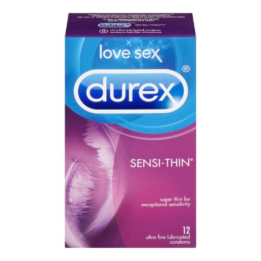 Picture of DUREX SHEIK CONDOMS - SENSI-THIN - LUBRICATED 12S                          