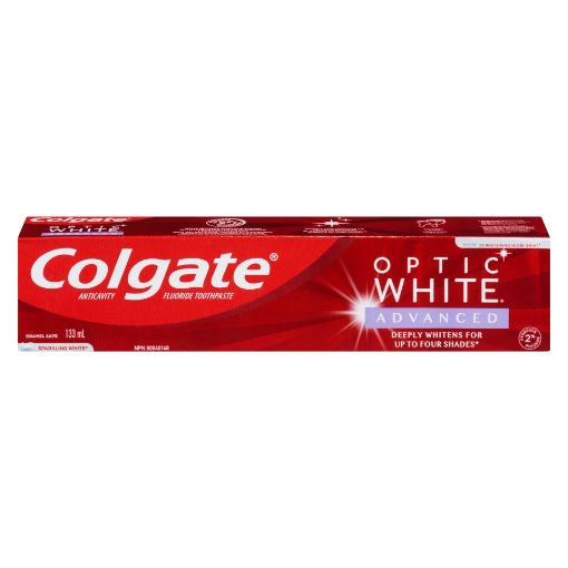 Picture of COLGATE OPTIC WHITE ADVANCED TOOTHPASTE - SPARKLING WHITE 133ML