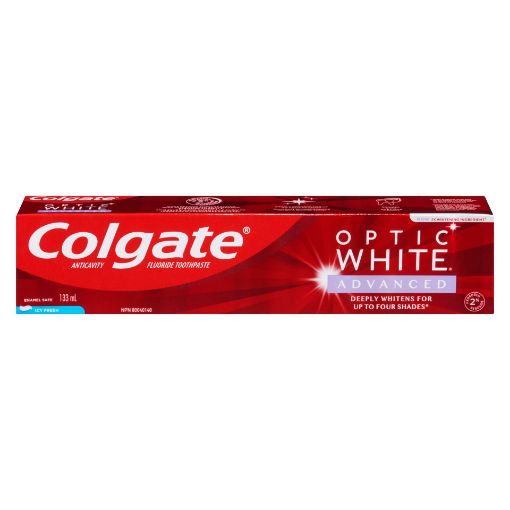 Picture of COLGATE OPTIC WHITE ADVANCED TOOTHPASTE - ICY FRESH 133ML                  