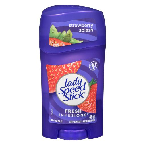 Picture of LADY SPEED STICK INVISIBLE ANTIPERSPIRANT - STRAWBERRY SPLASH SOLID 45GR