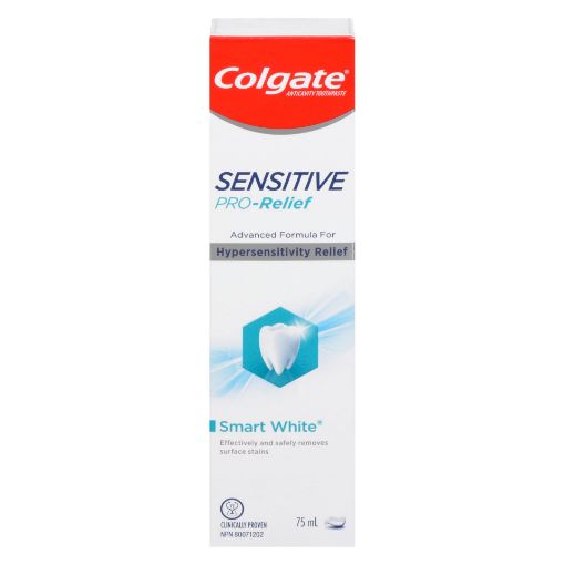 Picture of COLGATE SENSITIVE PRO-RELIEF TOOTHPASTE - SMART WHITE 75ML                 