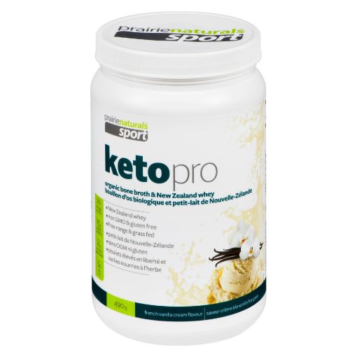 Picture of PRAIRIE NATURALS SPORT KETO PRO - FRENCH VANILLA CREAM 490GR