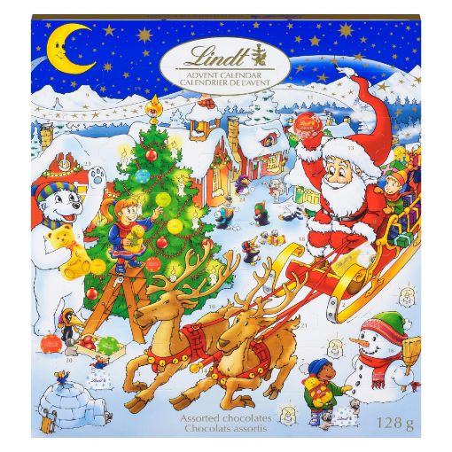 Picture of LINDT ADVENT CALENDAR - CHILDRENS 128GR