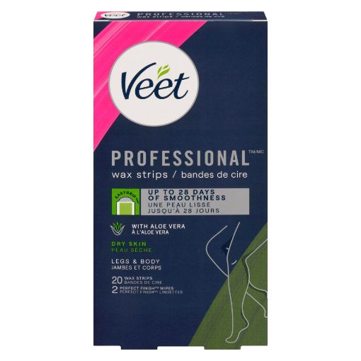 Picture of VEET PROFESSIONAL WAX STRIPS - DRY SKIN 20S