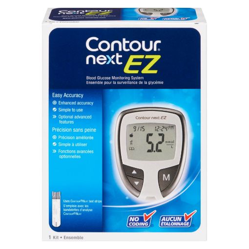 Picture of ASCENSIA CONTOUR NEXT EZ BLOOD GLUCOSE MONTORING SYSTEM                    