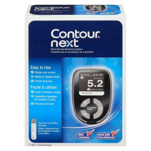 Picture of ASCENSIA CONTOUR NEXT BLOOD GLUCOSE METER                                  