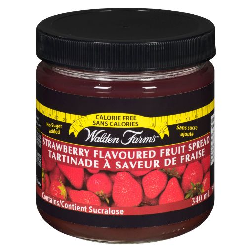 Picture of WALDEN FARMS FRUIT SPREAD - STRAWBERRY 340ML                              