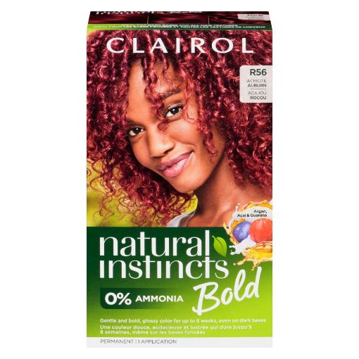 Picture of CLAIROL NATURAL INSTINCTS BOLD HAIR COLOUR - R56 ACHIOTE AUBURN