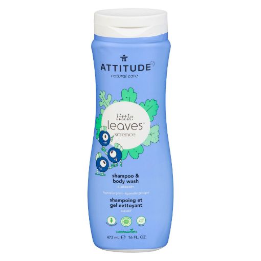 Picture of ATTITUDE LITTLE LEAVES SHAMPOO - BLUEBERRY 473ML