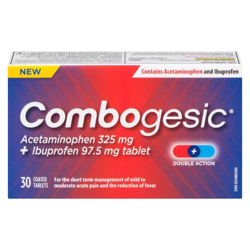 Picture of COMBOGESIC - ACTAMINOPHEN/IBUPROFEN 30S 