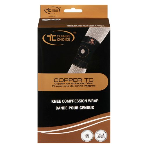 Picture of TRAINERS CHOICE COPPER KNEE WRAP                                           