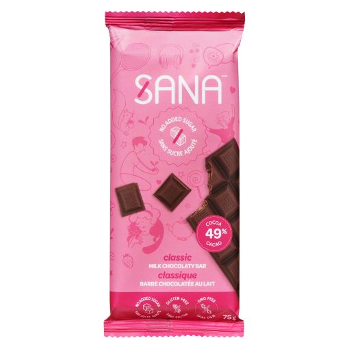 Picture of SANA MILK CHOCOLATE BAR -  CLASSIC 75GR