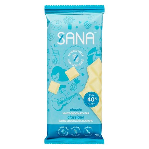 Picture of SANA CHOCOLATE - WHITE CLASSIC 75GR