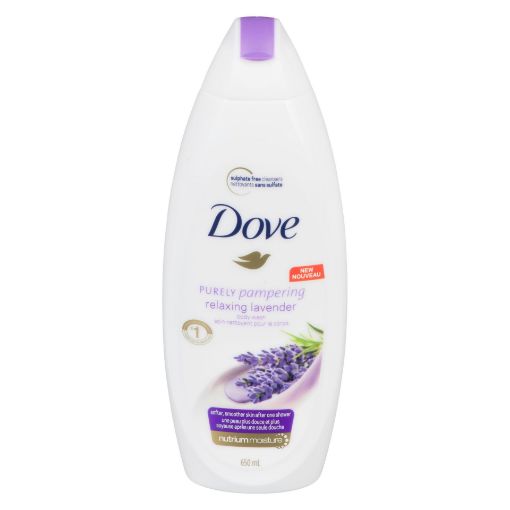 Picture of DOVE BODY WASH - RELAXING LAVENDAR 650ML