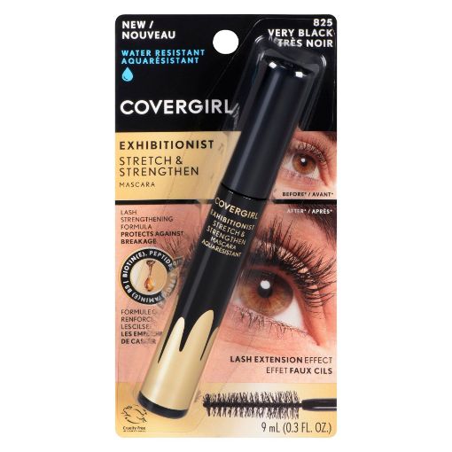 Picture of COVERGIRL EXHIBITIONIST STRETCH and STRENGTH MASCARA - VERY BLACK - WP