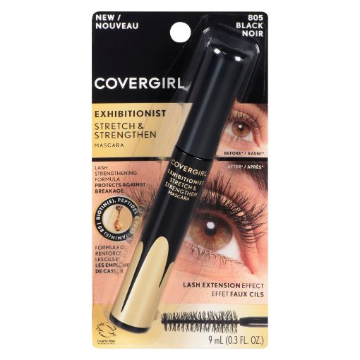 Picture of COVERGIRL EXHIBITIONIST STRETCH and STRENGTH MASCARA - BLACK