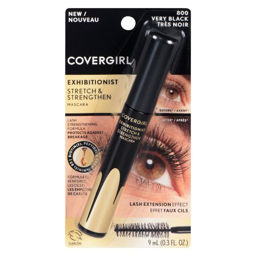 Picture of COVERGIRL EXHIBITIONIST STRETCH and STRENGTH MASCARA - VERY BLACK