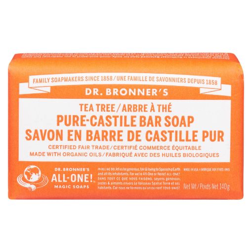 Picture of DR.BRONNER BAR SOAP - TEA TREE 140GR   