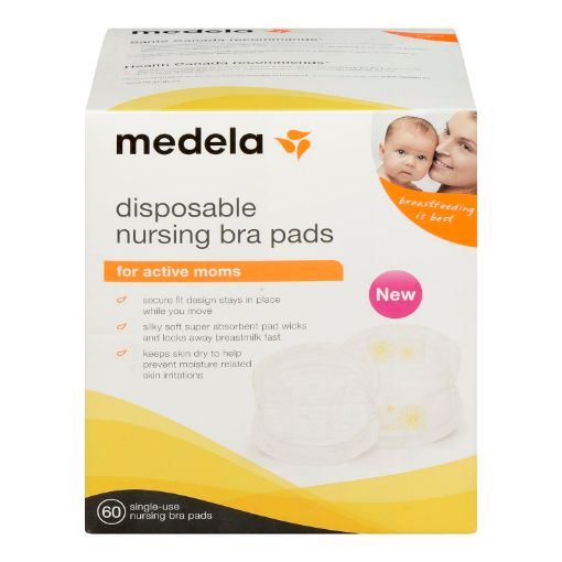 Picture of MEDELA DISPOSABLE NURSING PADS 60S                          