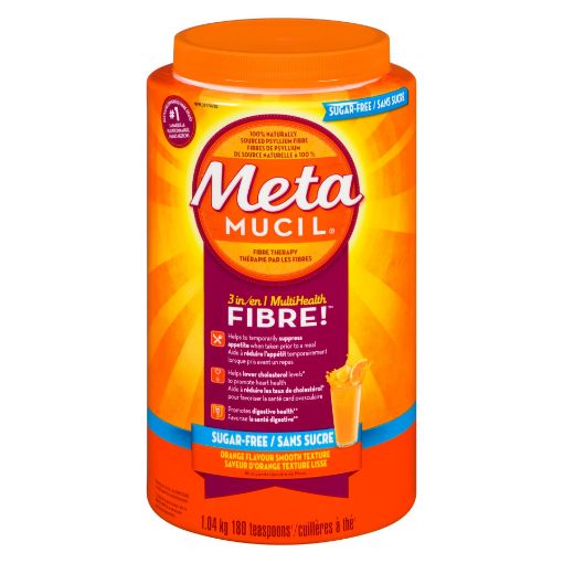 Picture of METAMUCIL SMOOTH ORANGE FLAVOUR - SUGAR-FREE 180S