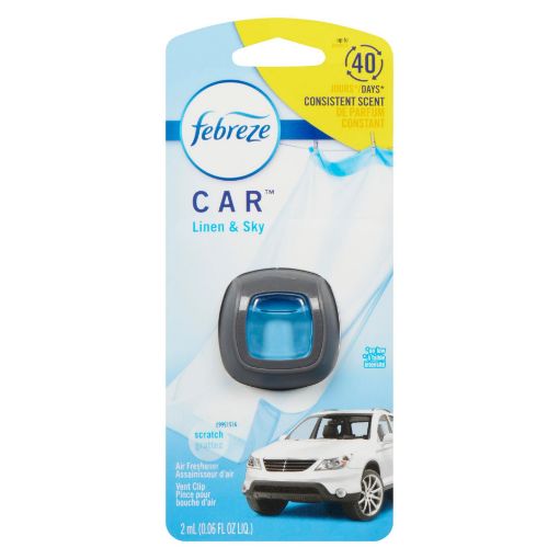 Picture of FEBREZE CAR VENT CLIP - LINEN and SKY 2ML