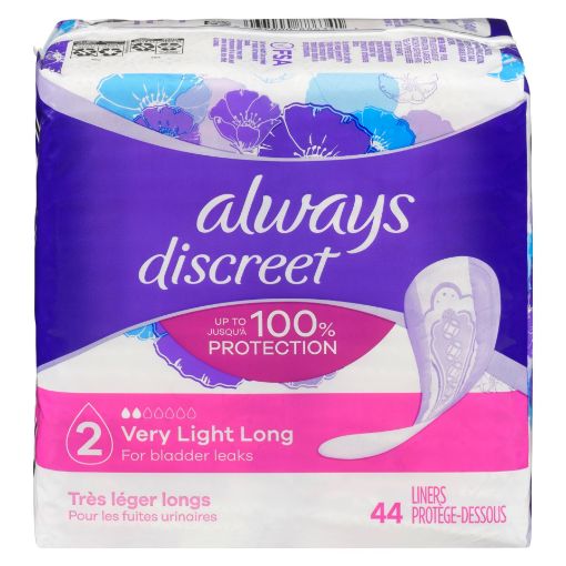 Picture of ALWAYS DISCREET LINER - VERY LIGHT - LONG 44S                              