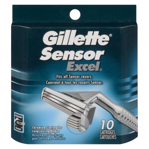 Picture of GILLETTE SENSOR EXCEL CARTRIDGES 10S                                       