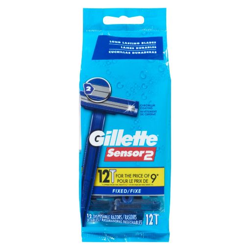 Picture of GILLETTE SENSOR 2  RAZOR - DISPOSABLE 12S                                  