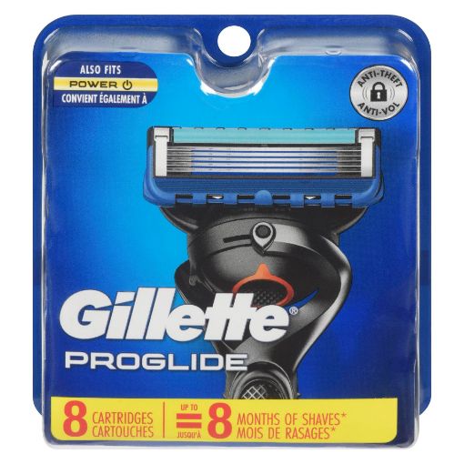 Picture of GILLETTE FUSION 5 PROGLIDE BLADES - MANUAL 8S                              