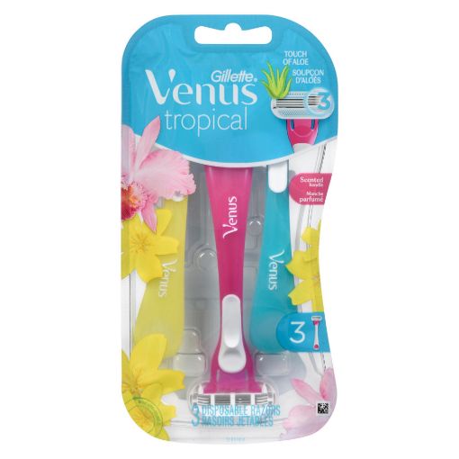 Picture of GILLETTE VENUS TROPIC RAZOR - DISPOSABLE 3S                                