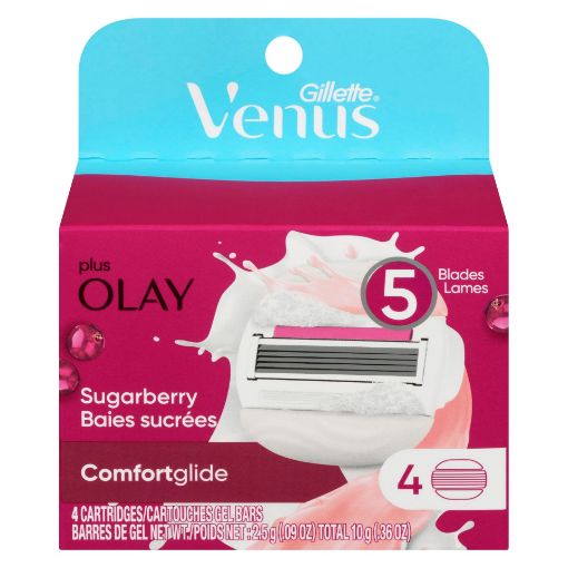 Picture of GILLETTE VENUS COMFORT GLIDE CARTRIDGES - SUGARBERRY 4S