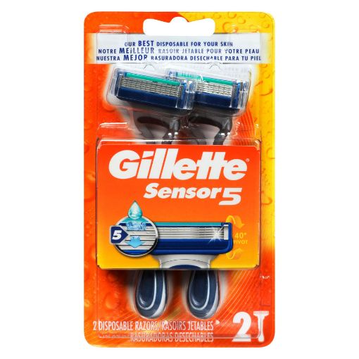 Picture of GILLETTE SENSOR 5 RAZORS - DISPOSABLE 2S                                   