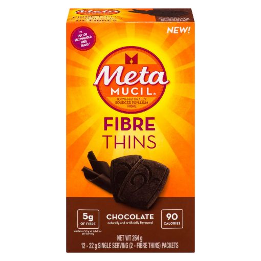 Picture of METAMUCIL CHOCOLATE FIBRE THINS 12S